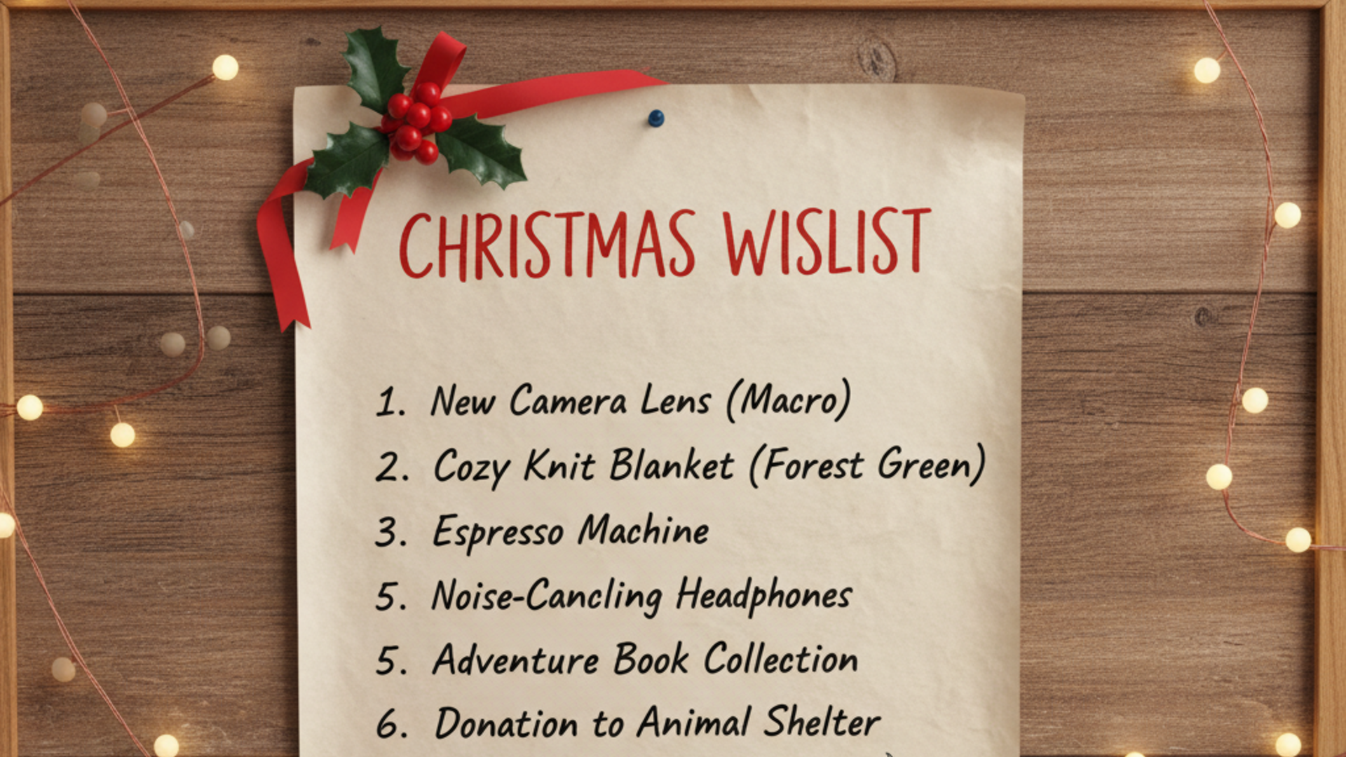 The benefits of using Christmas wishlist templates