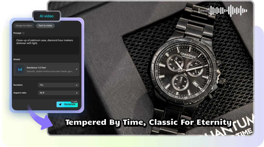 Free AI ad video generator for AI ad video content