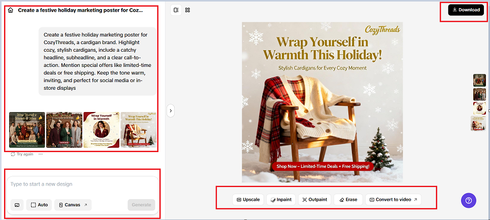 Let AI create & edit