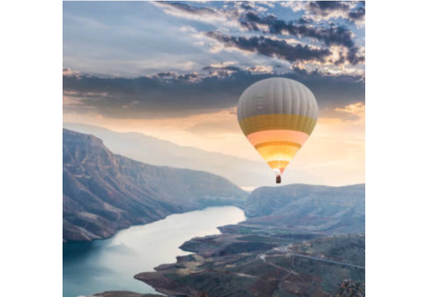 Gambar perjalanan pemandangan digunakan sebagai gambar profil