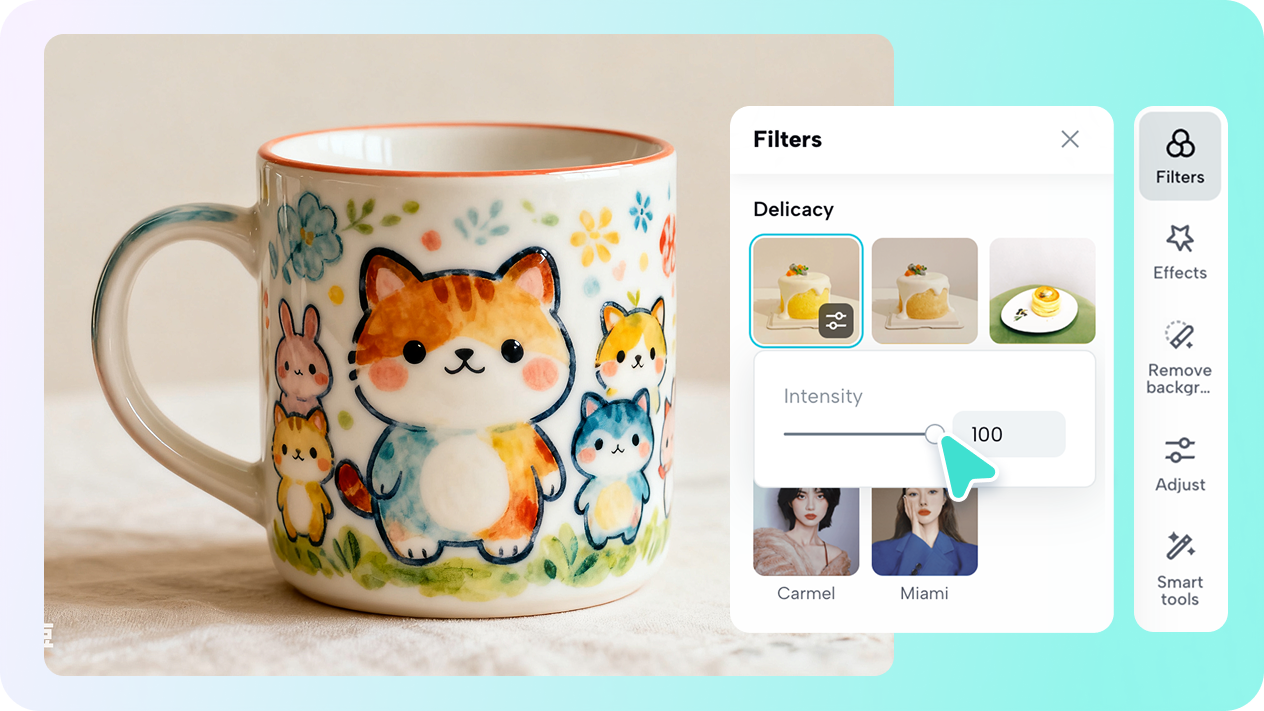 AI-powered tools for custom mugs design