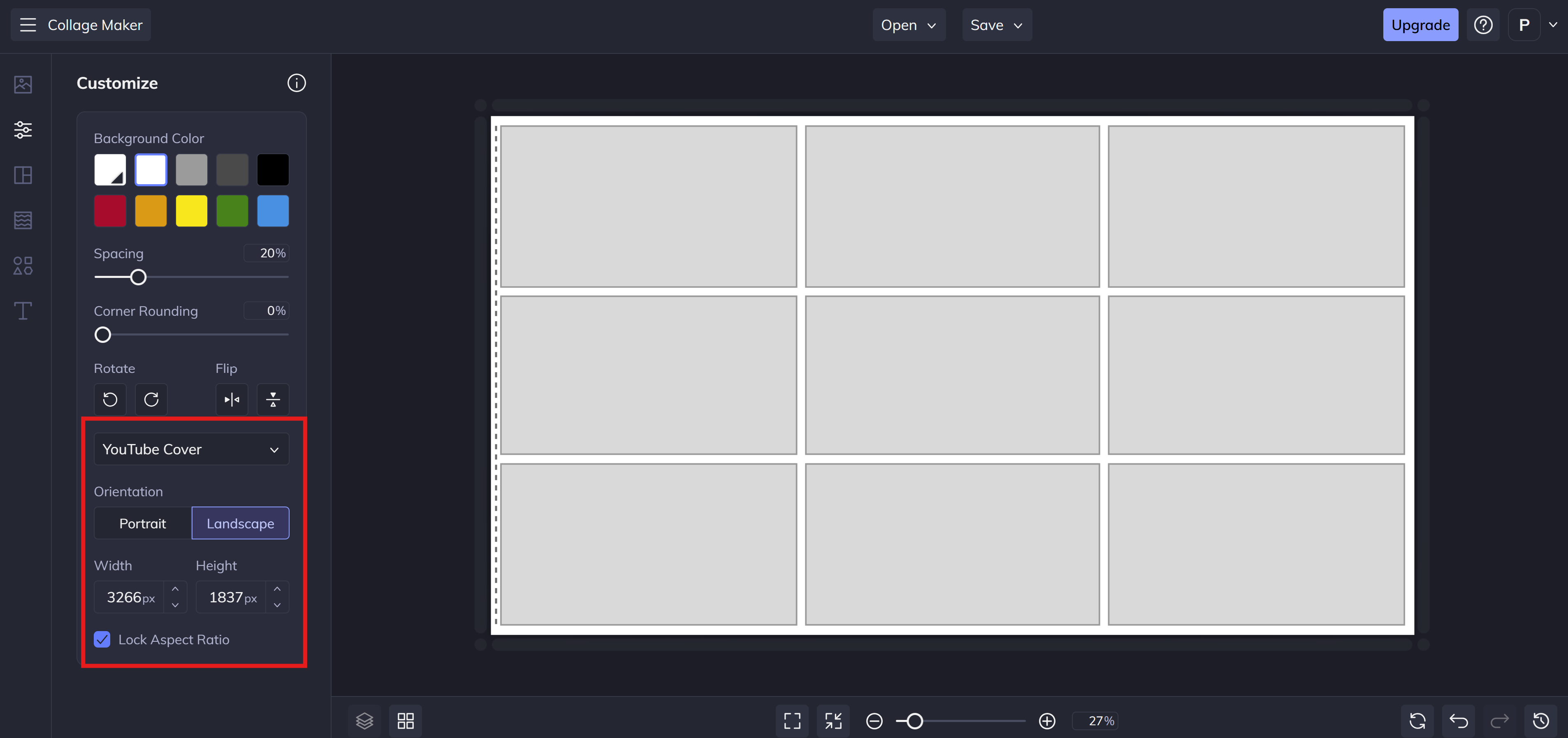 Create banner for Twitch with BeFunky