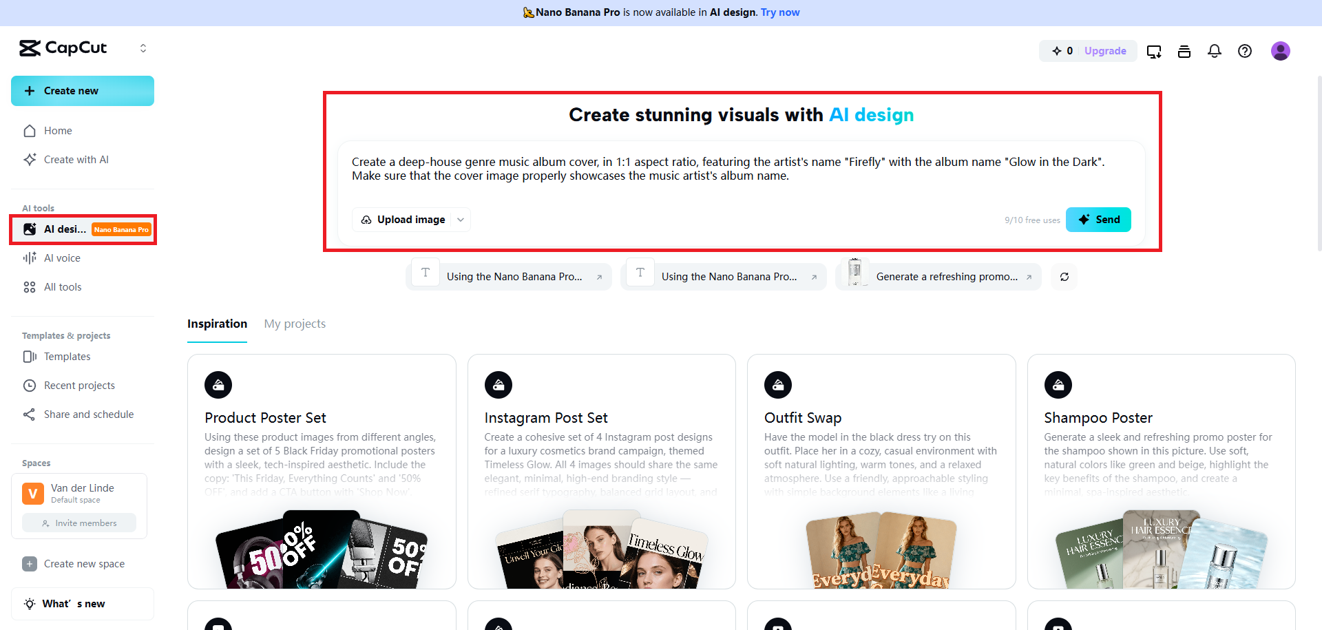 Enter prompt for your cover generation