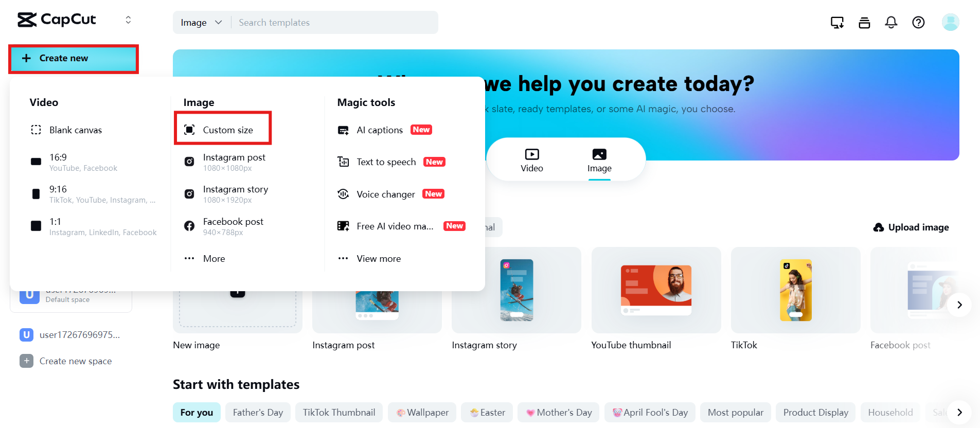 התחל פרויקט חדש