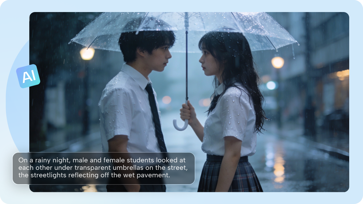 Bumuo ng buong mga eksena sa drama mula sa isang text prompt