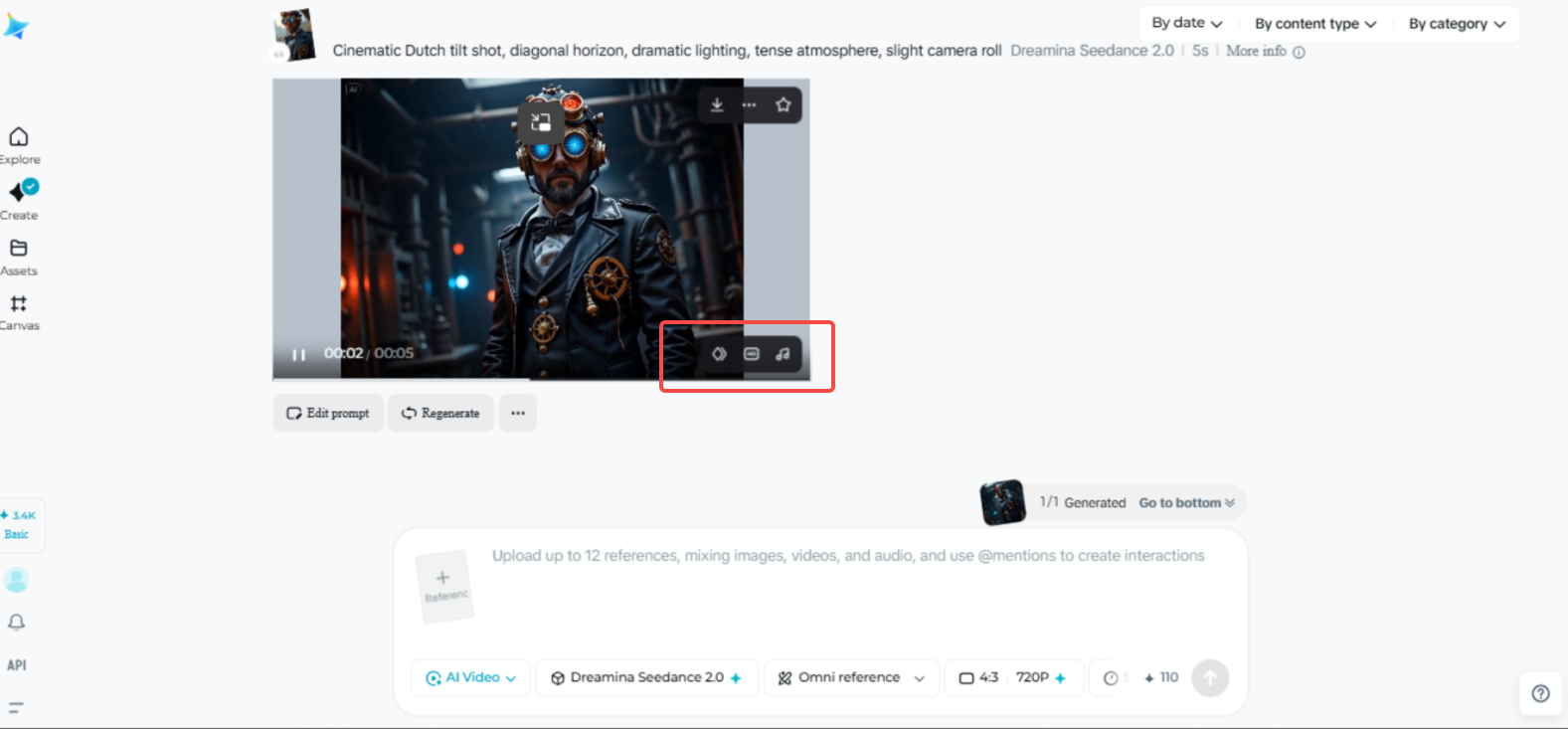 Edit and refine the video