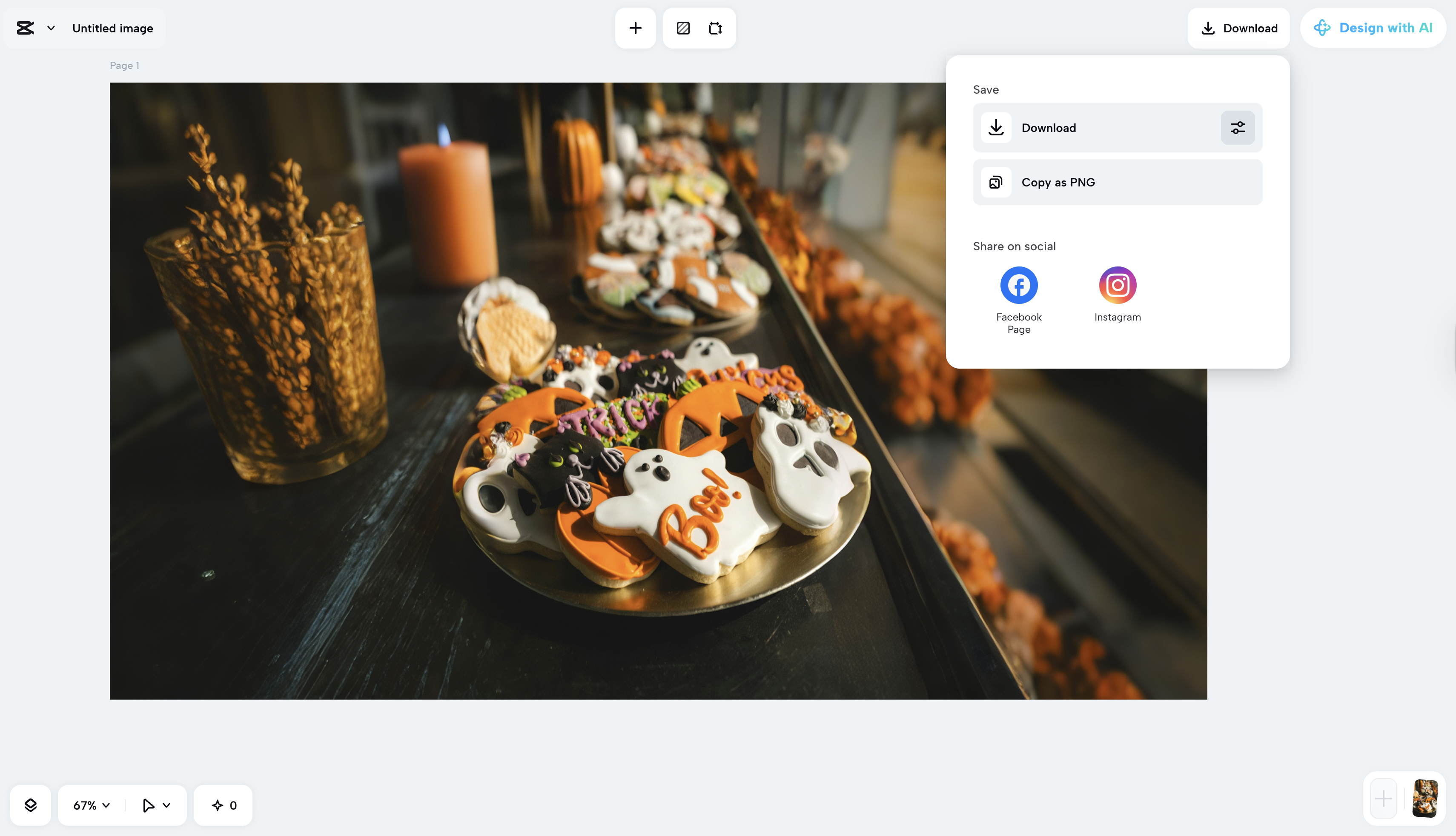 CapCut Web interface