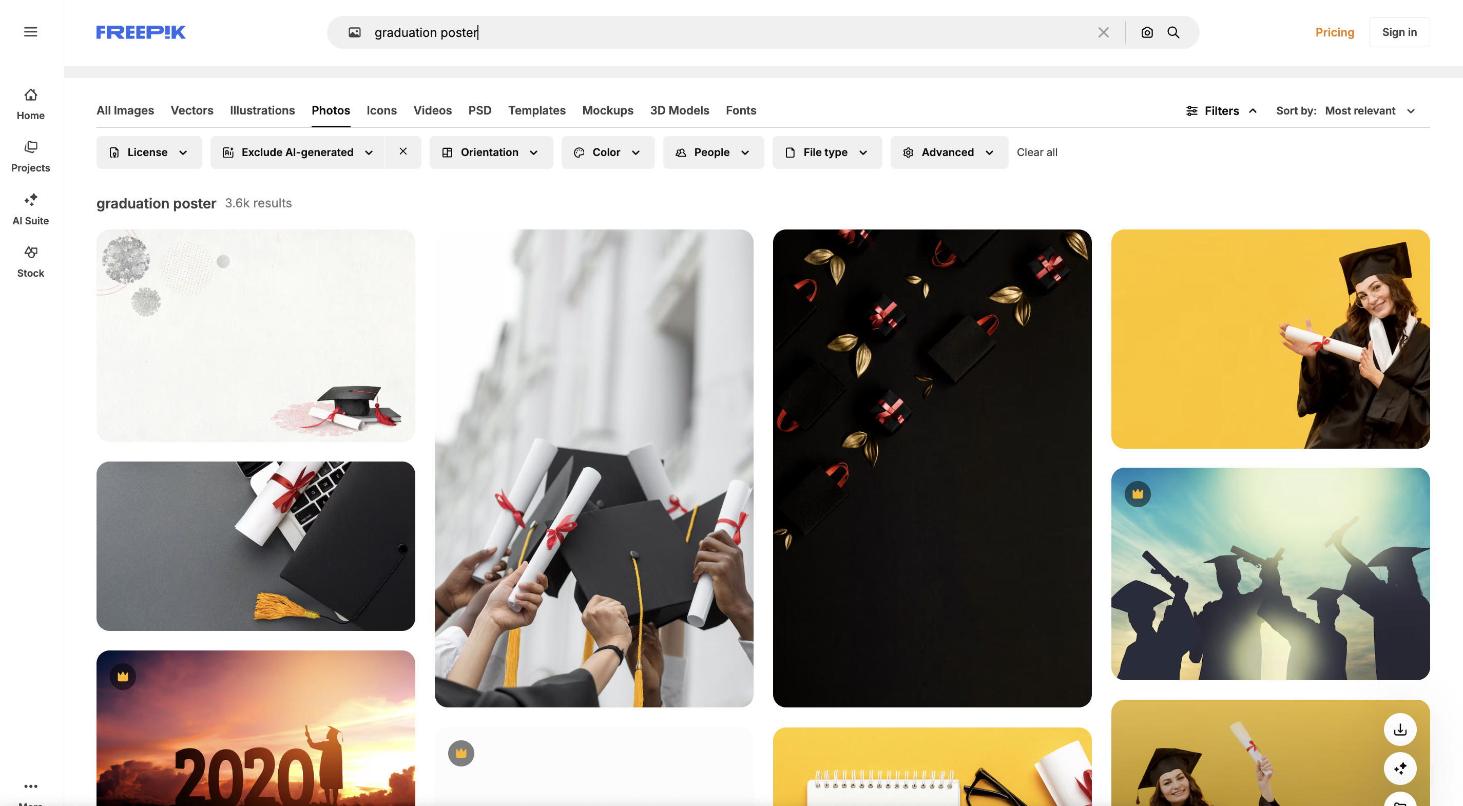 Freepix graduation poster design