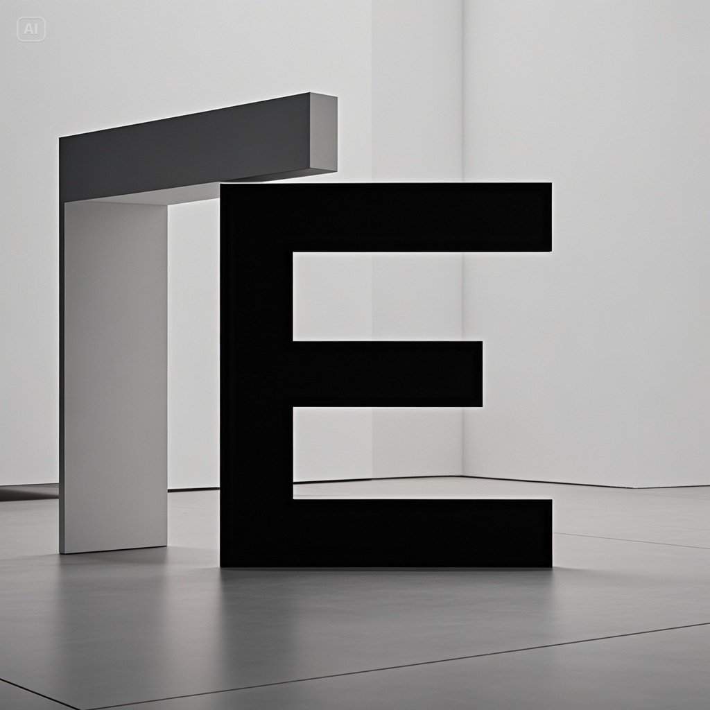 EF monogram logo design