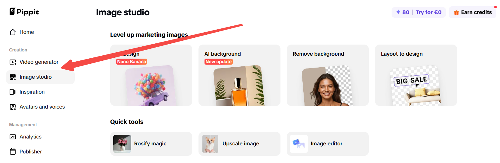 pippit ai video generator