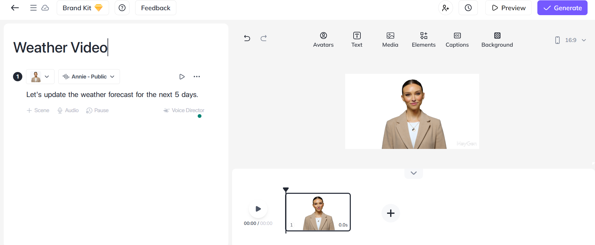 HeyGen AI lip sync video generator free