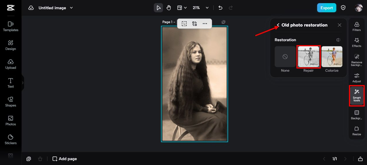 ремонт старых фотографий
