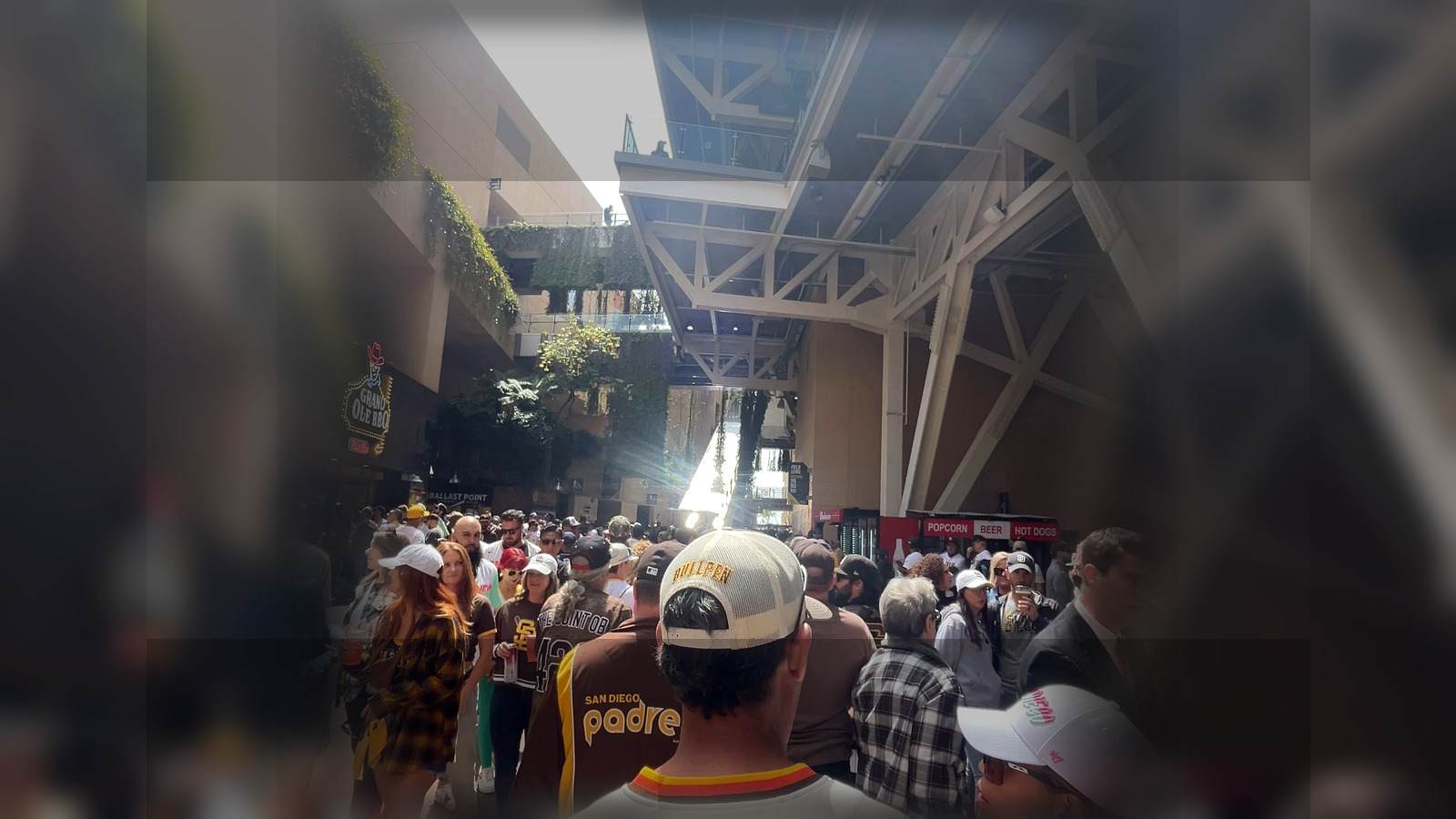 Crowd-filled baseball stadium scene showing event energy for alternate poster concepts
