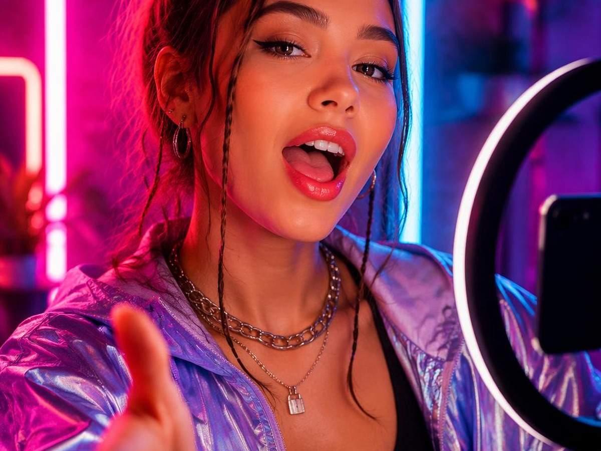 TikTok dudak senkronizasyonu video yapımcısı istemi kapağı 1 'de 4: 3