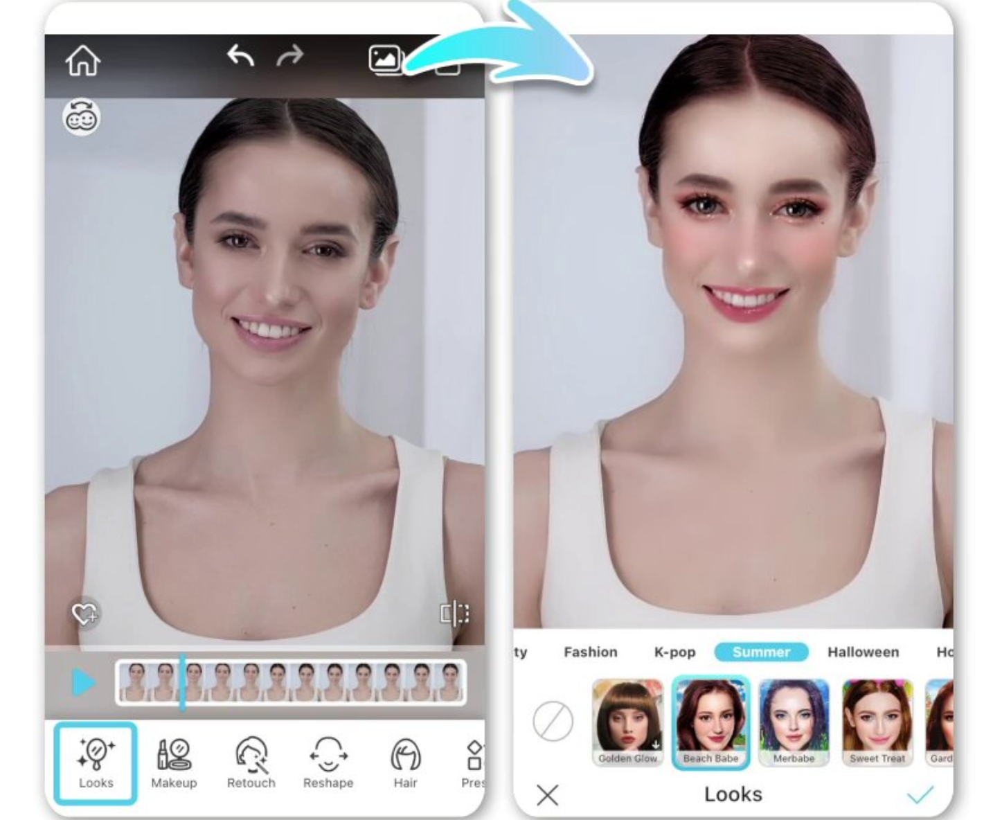 YouCam Makeup - software di trucco AI