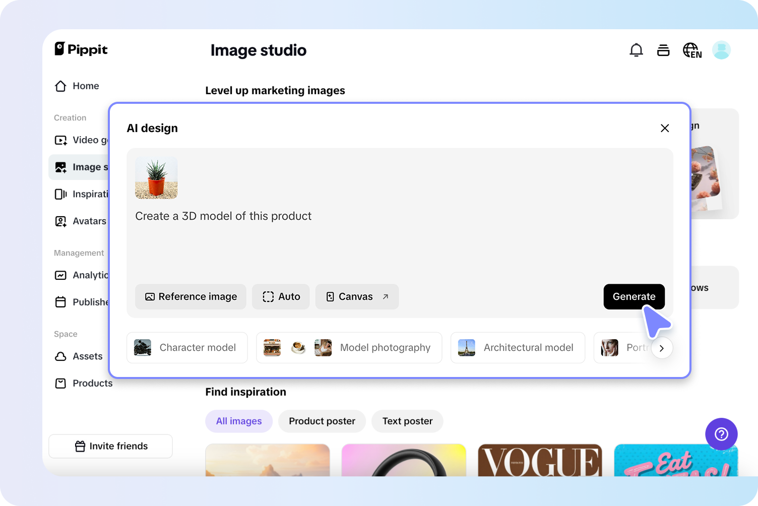 Converting image to image