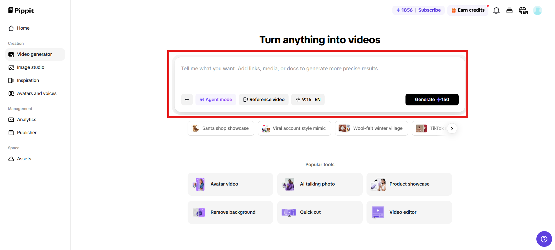 AI video generator