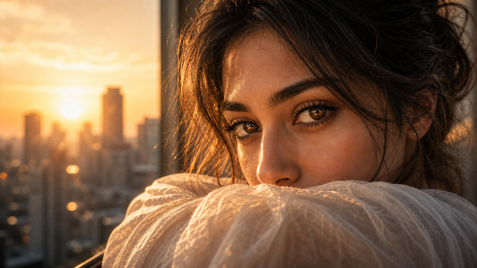 Trending Mädchen Augen AI Foto Prompt