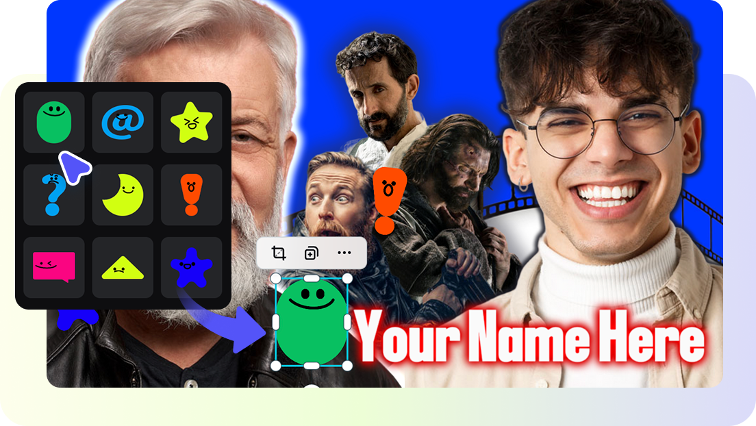 Add elements & visual effects to enhance your story