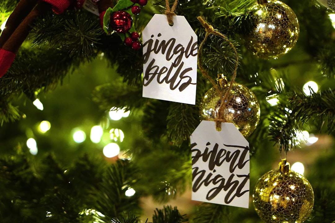 Vertical wishlist with festive stickers