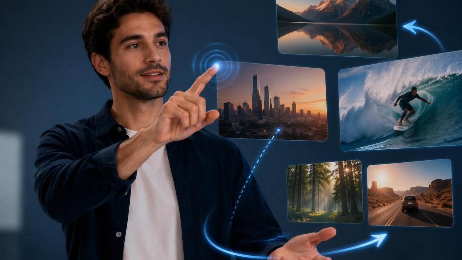 dolly zoom AI video template cover