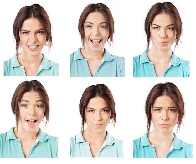 Portrait photo focusing on a person's face, mood, and expression