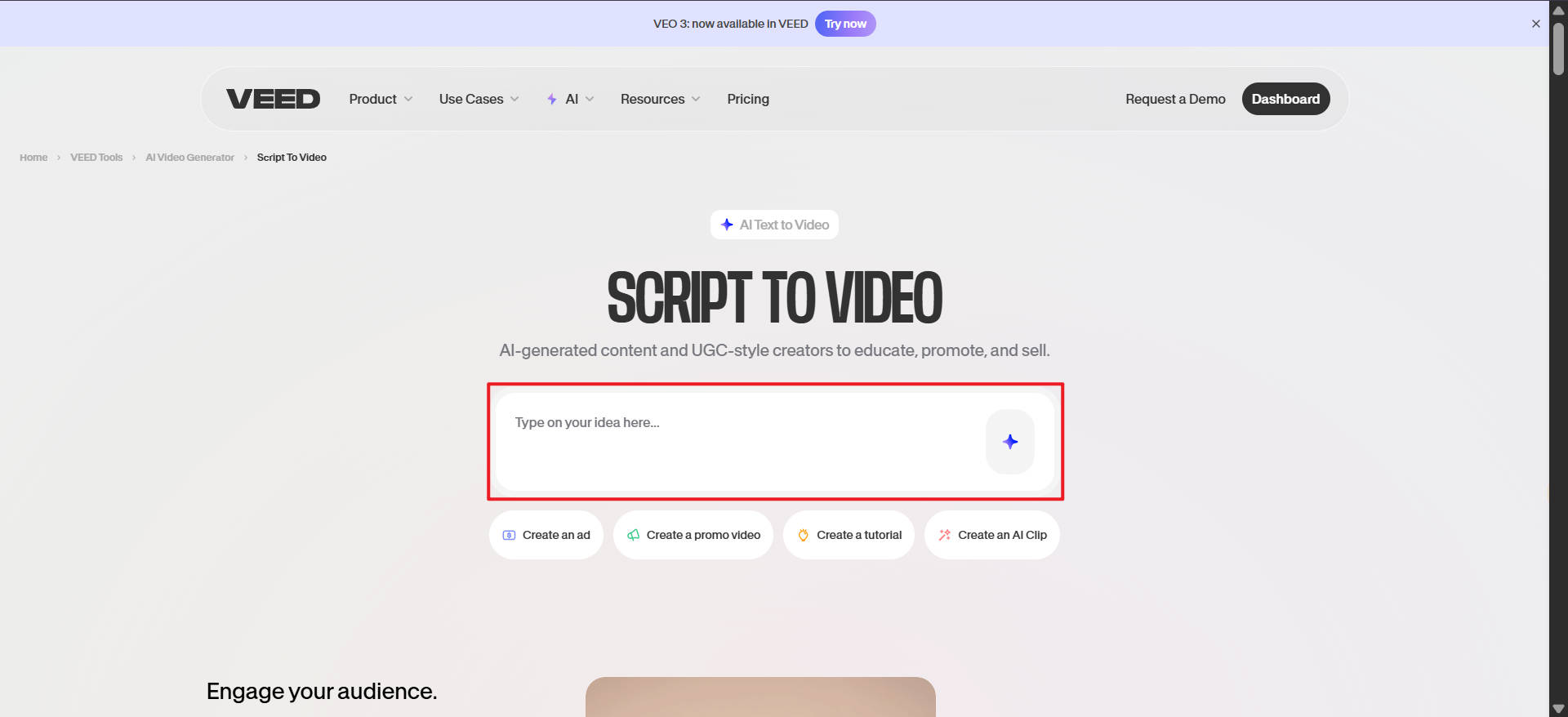 script to animation video ai gratuit en ligne