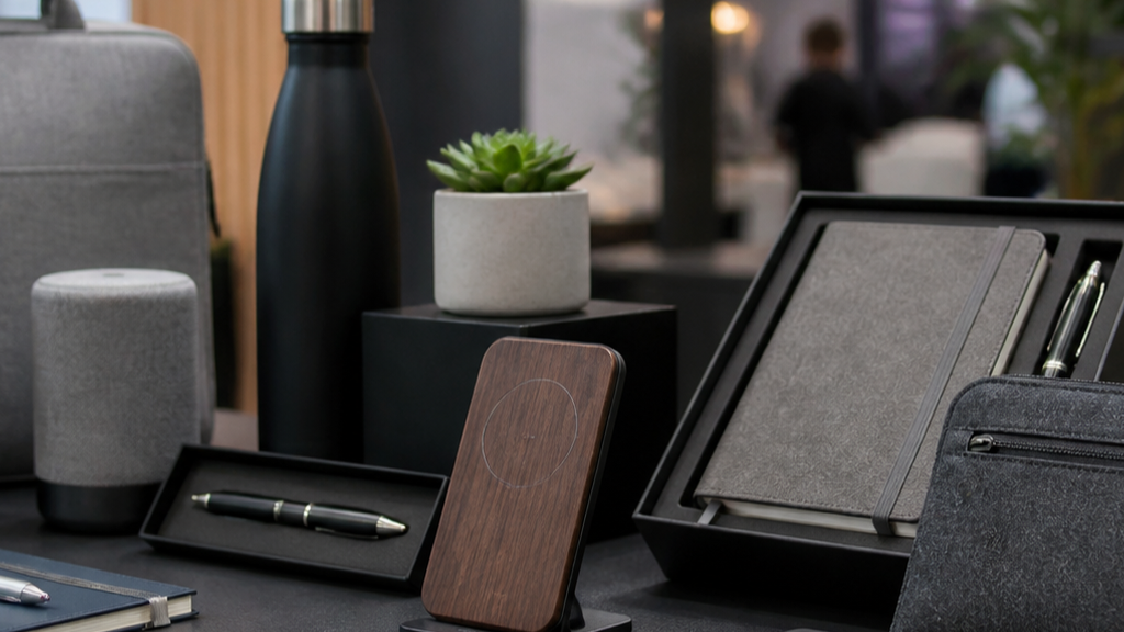 Trade Show Gift Video prompt direction 2 original 16:9 visual