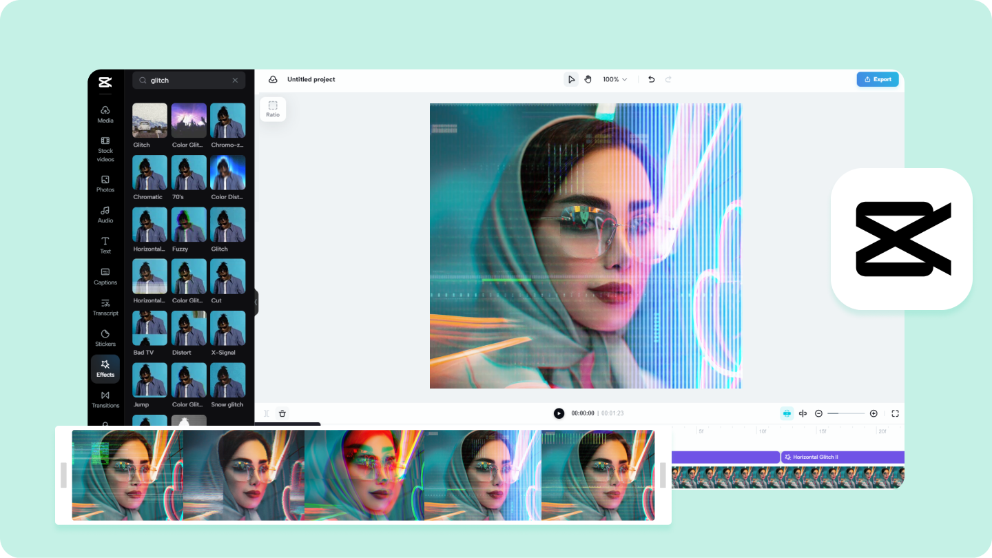 Add Glitch Effect 