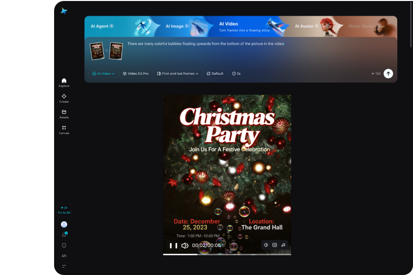 animate your invitation into shareable videos