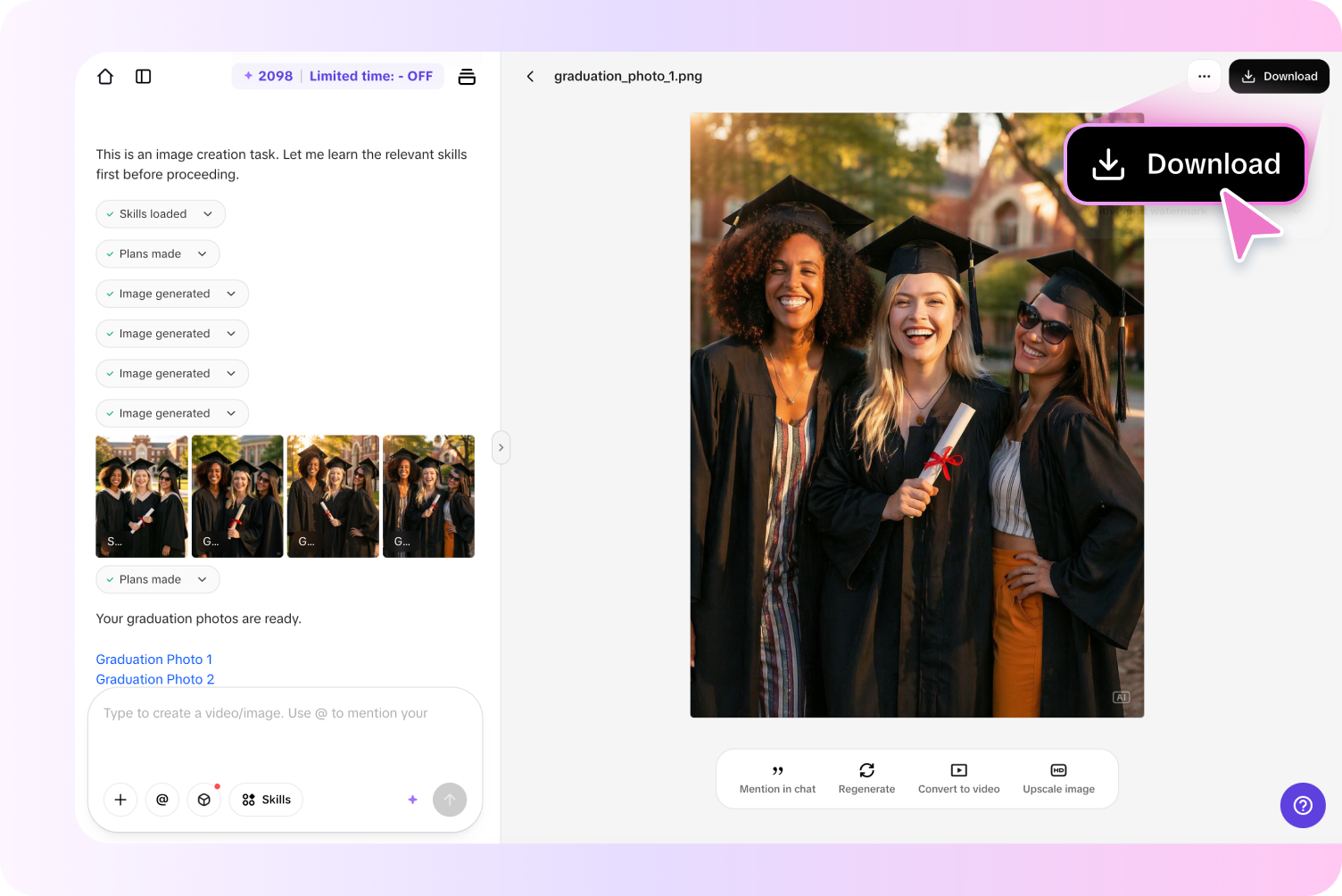 Step 3: Refine and export your image