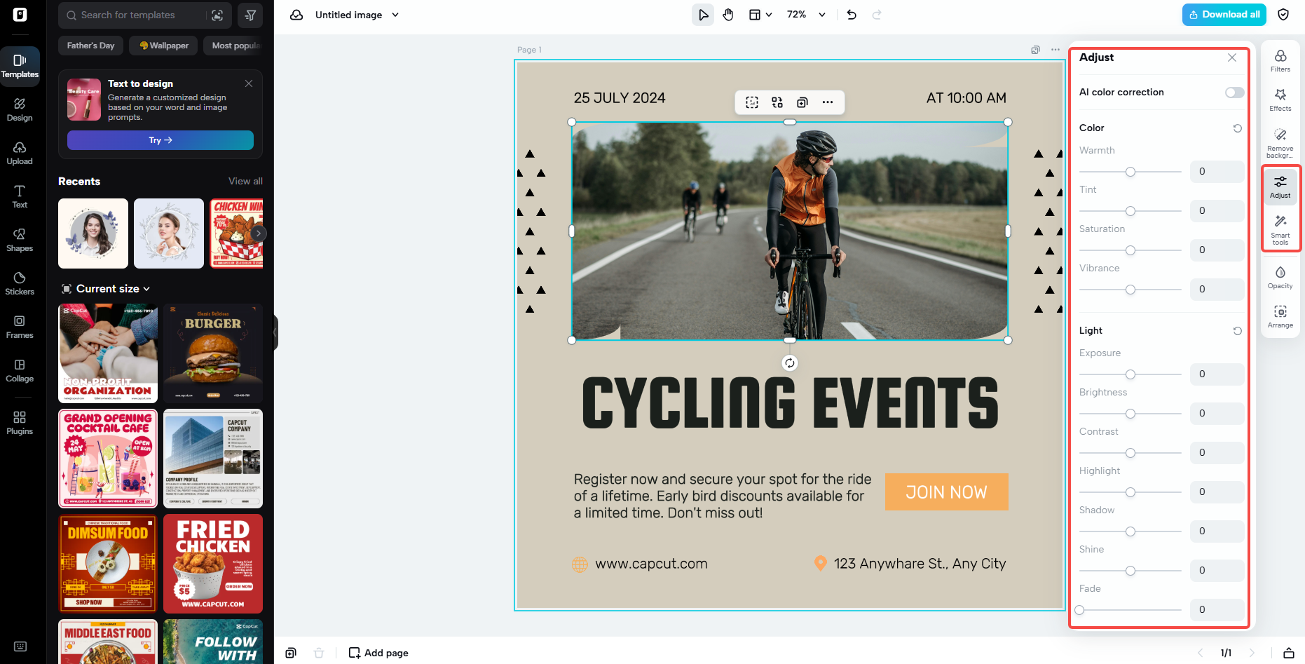 AI-powered image enhancement