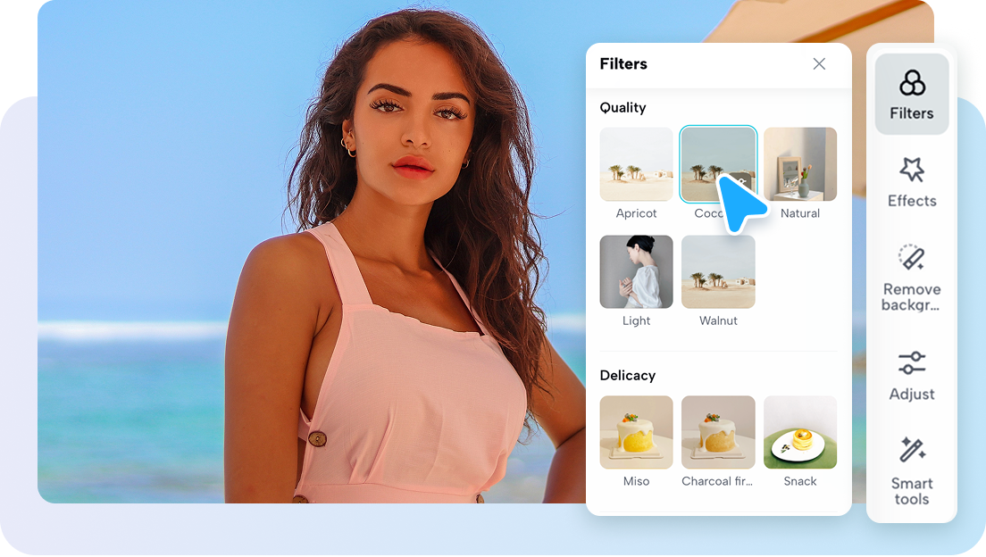 Powerful editing tools balance image visuals 