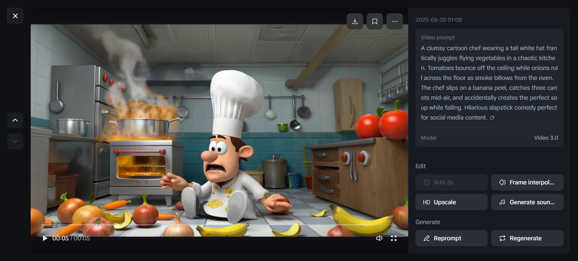 Comedy sketch scenario