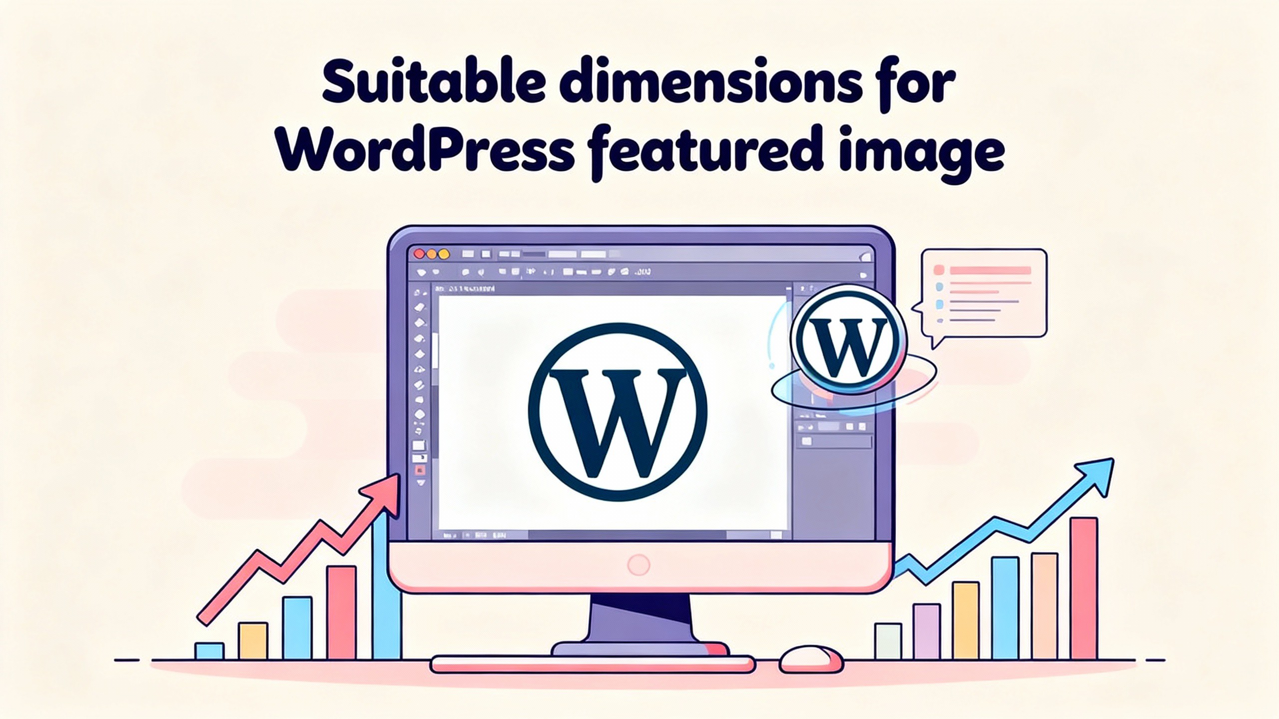 Mga sukat ng WordPress featured image
