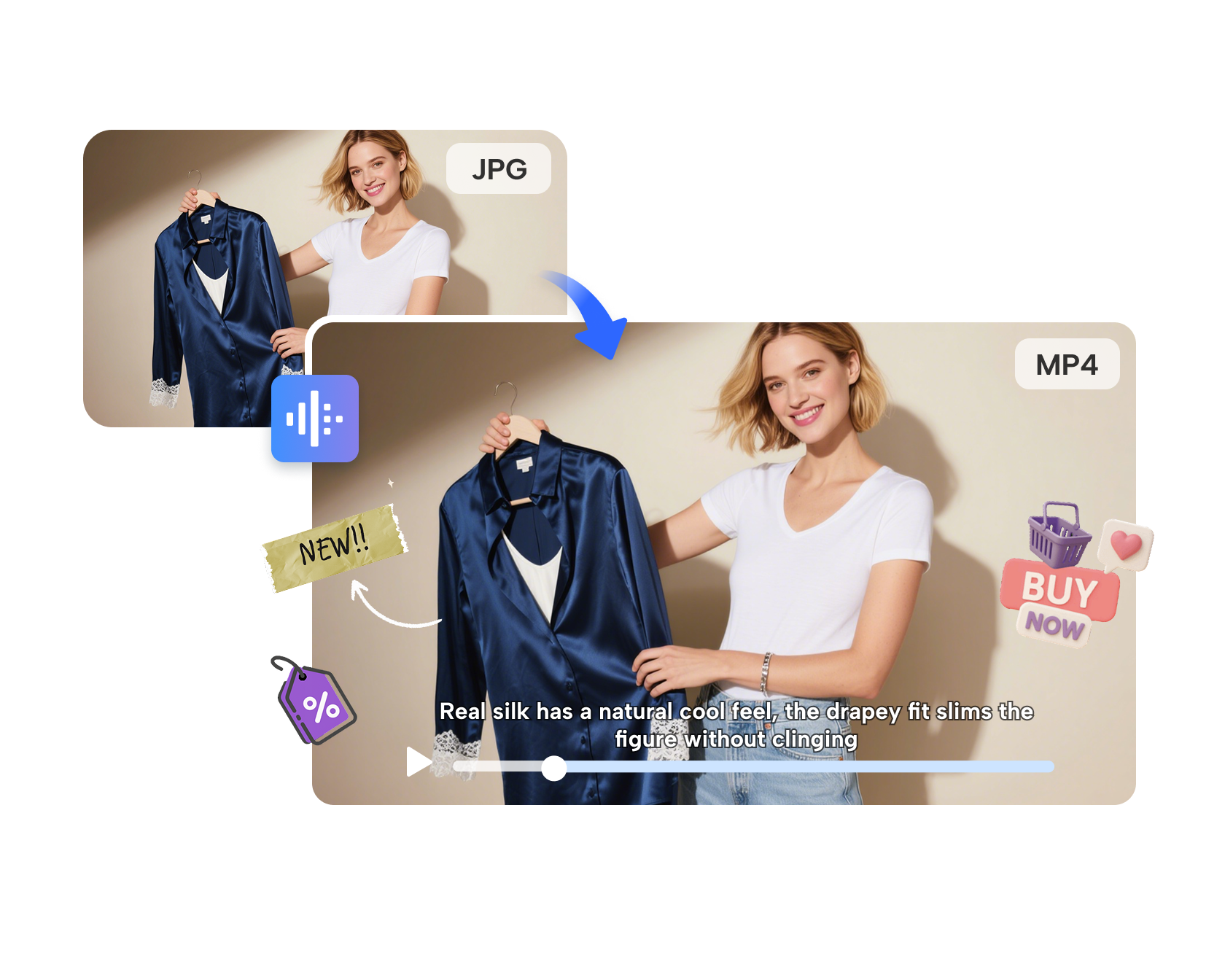 CapCut Web's AI image-to-video tool