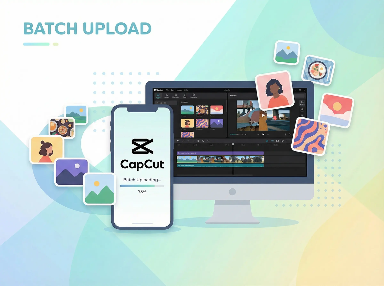 pictures to upload in CapCut