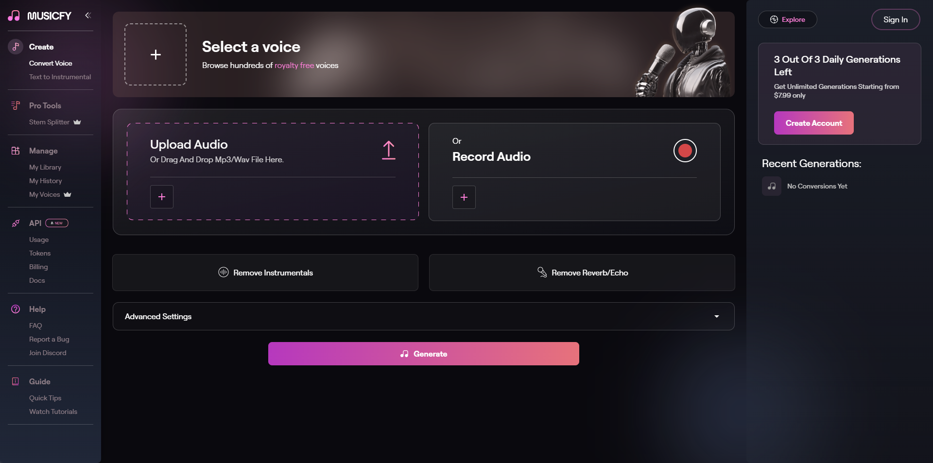 Musicfy AI