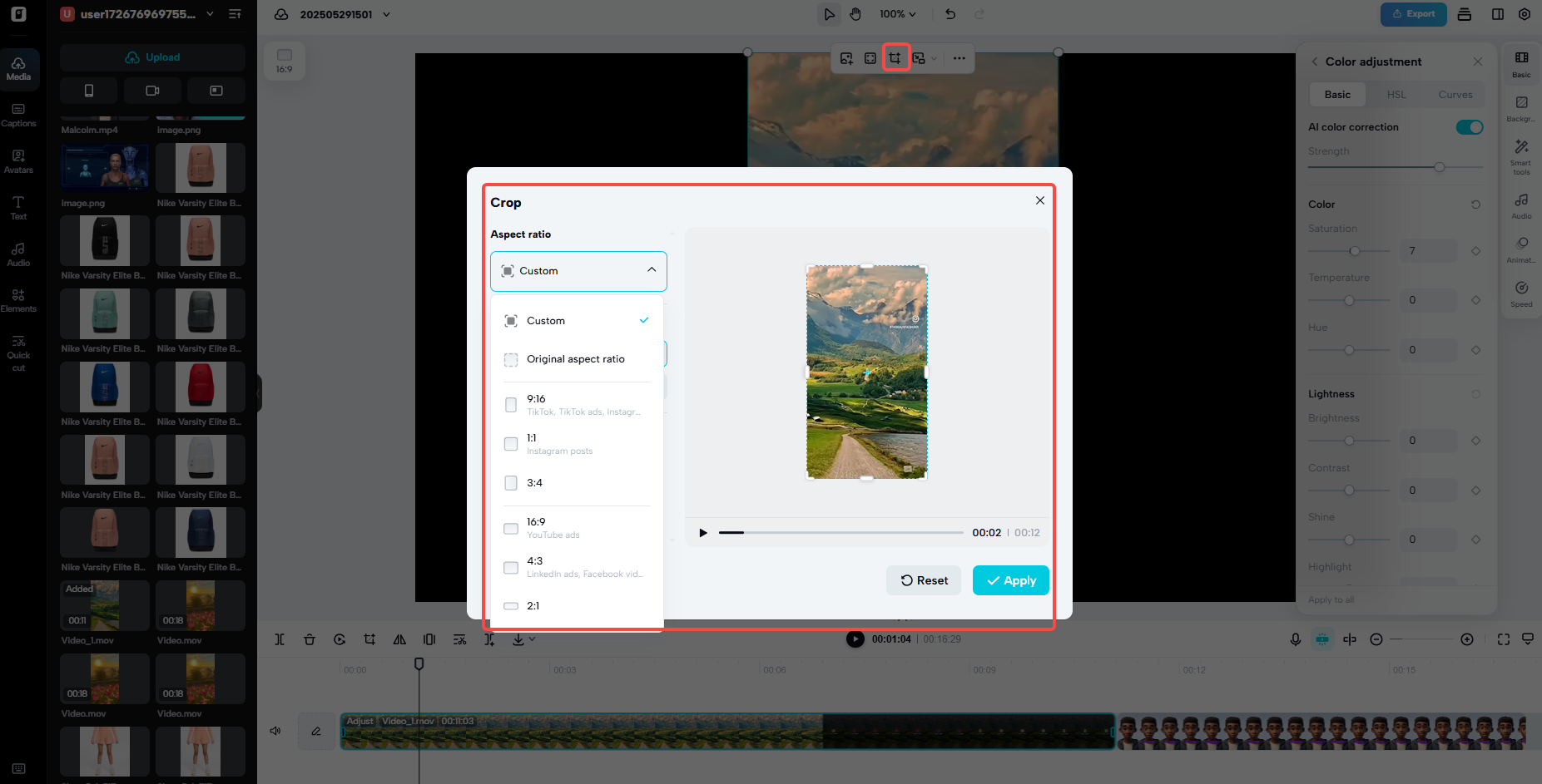 Mga nakatakdang espesipiko sa platform
