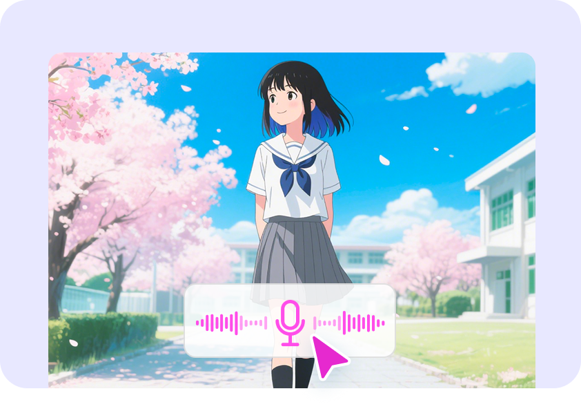  Dub anime characters with a girl's voice