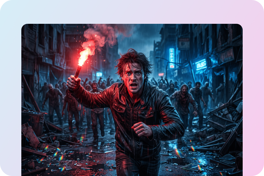 Horror and survival scenes