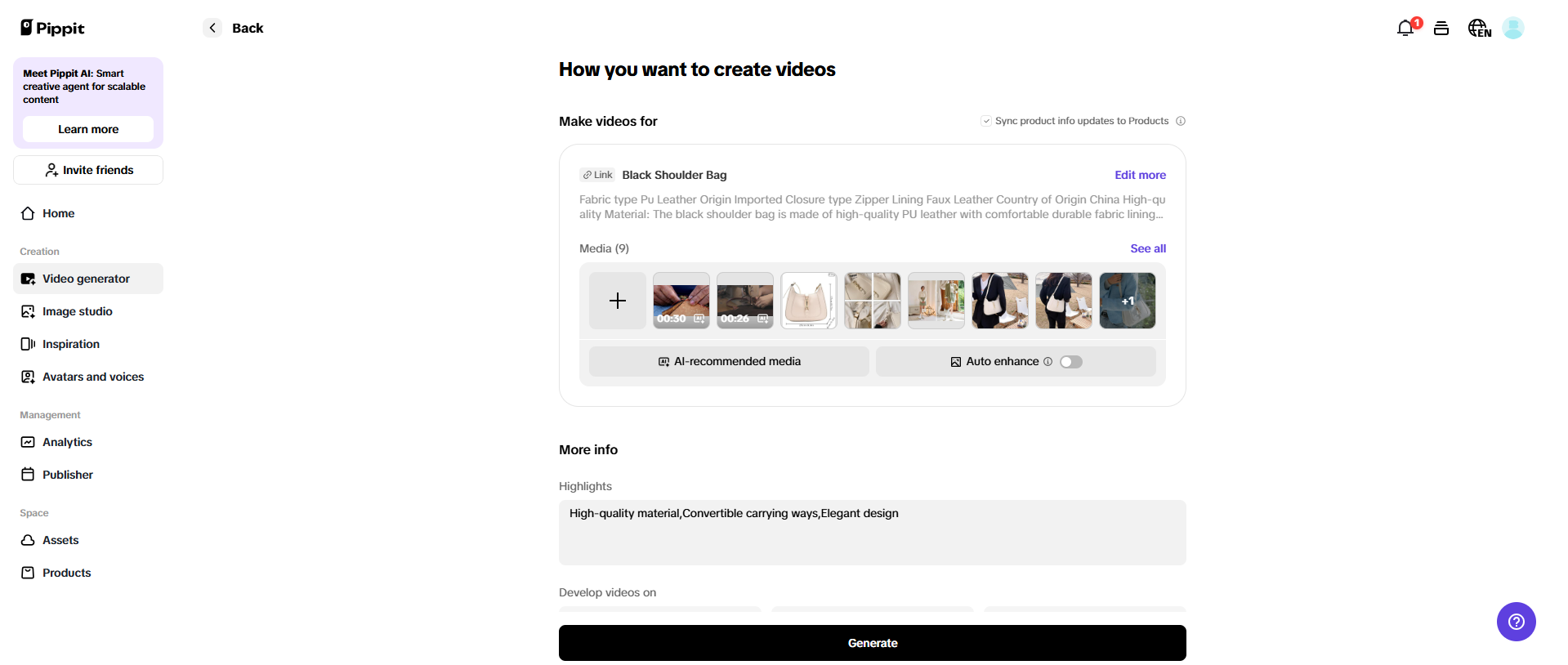 Seamless product integration and branding