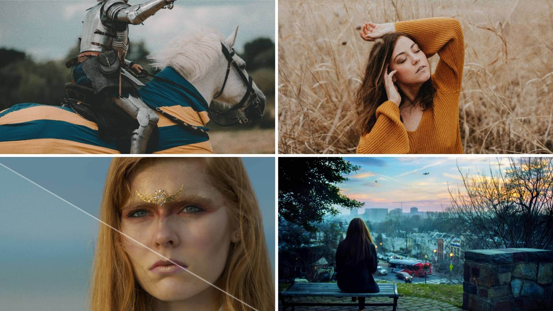 Grain noise overlay effect adding a vintage film look