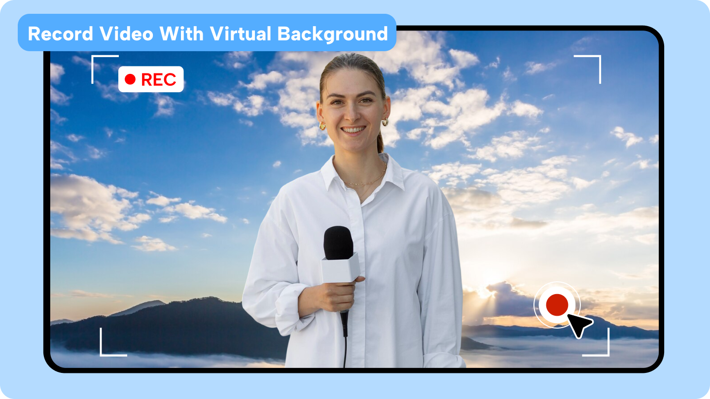 record video with virtual background