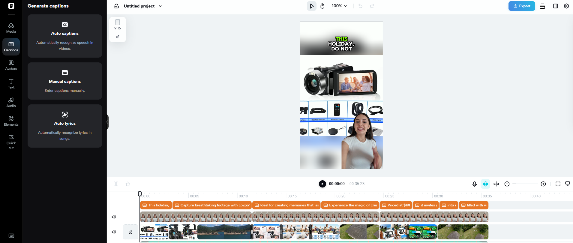 Edit and refine your video