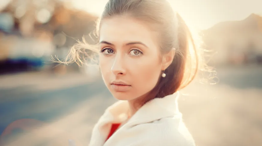 An example of soft light in photography