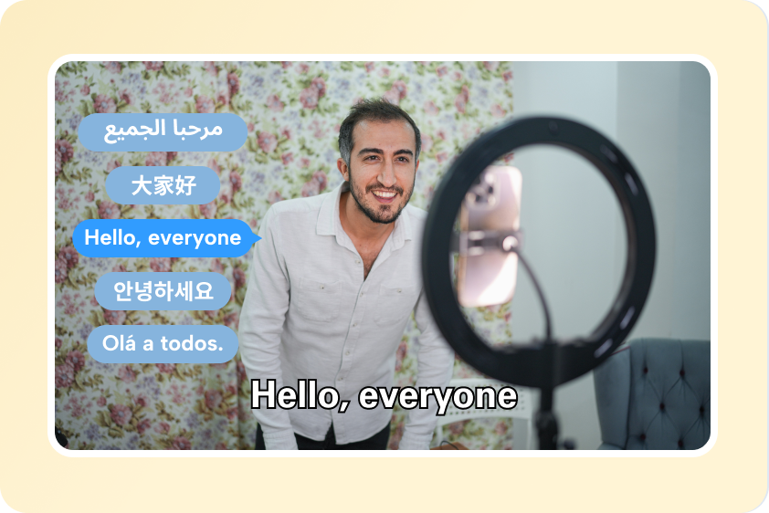 Create content in multiple languages without help