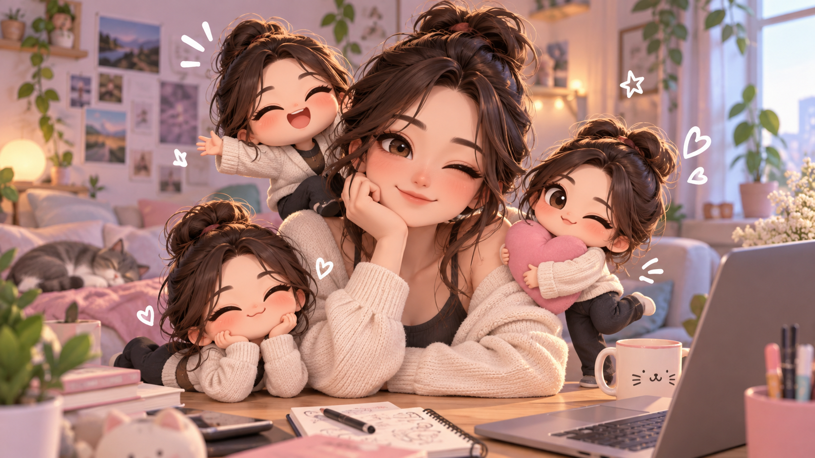 an original chibi photo edit