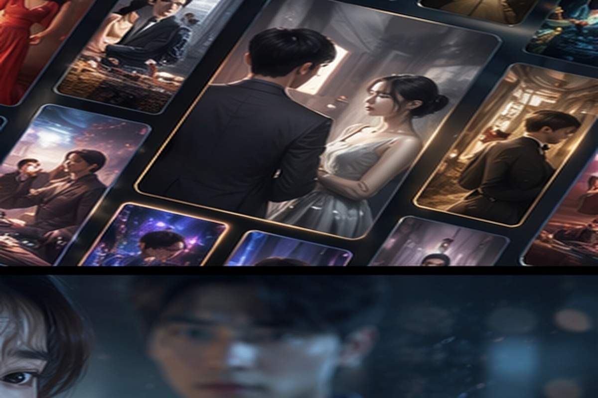 Mini Drama App Gere um esboço visual relacionado ao tema