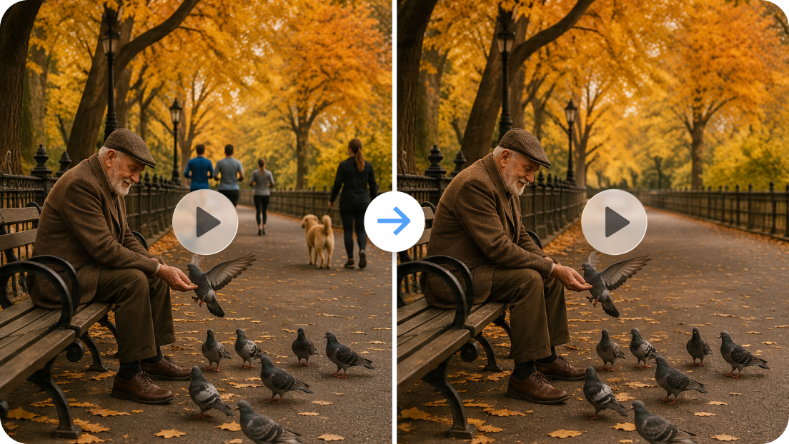 Edit or replace regions without redoing the video